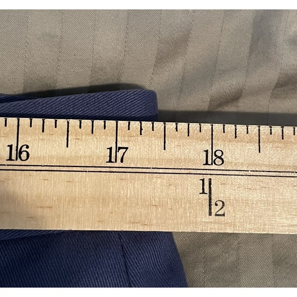 Lauren Ralph Lauren Men's 34x29 Blue Cotton Flat Front Chino Pants Fast Ship - Picture 4 of 6